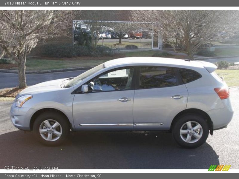 Brilliant Silver / Gray 2013 Nissan Rogue S