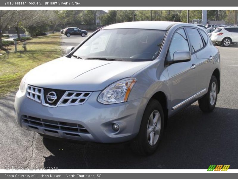 Brilliant Silver / Gray 2013 Nissan Rogue S