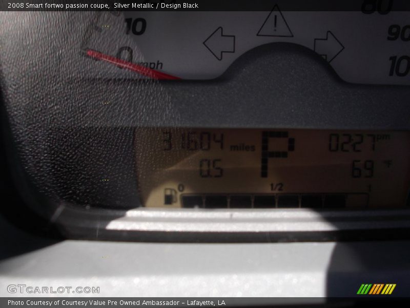 Silver Metallic / Design Black 2008 Smart fortwo passion coupe
