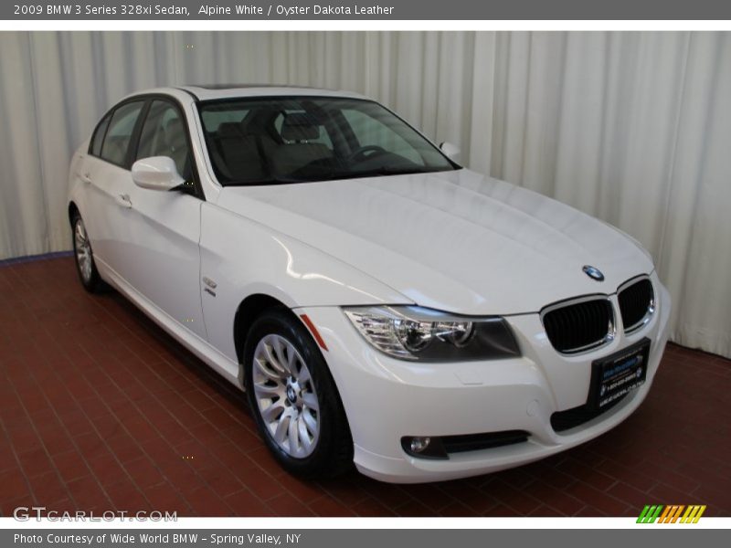Alpine White / Oyster Dakota Leather 2009 BMW 3 Series 328xi Sedan