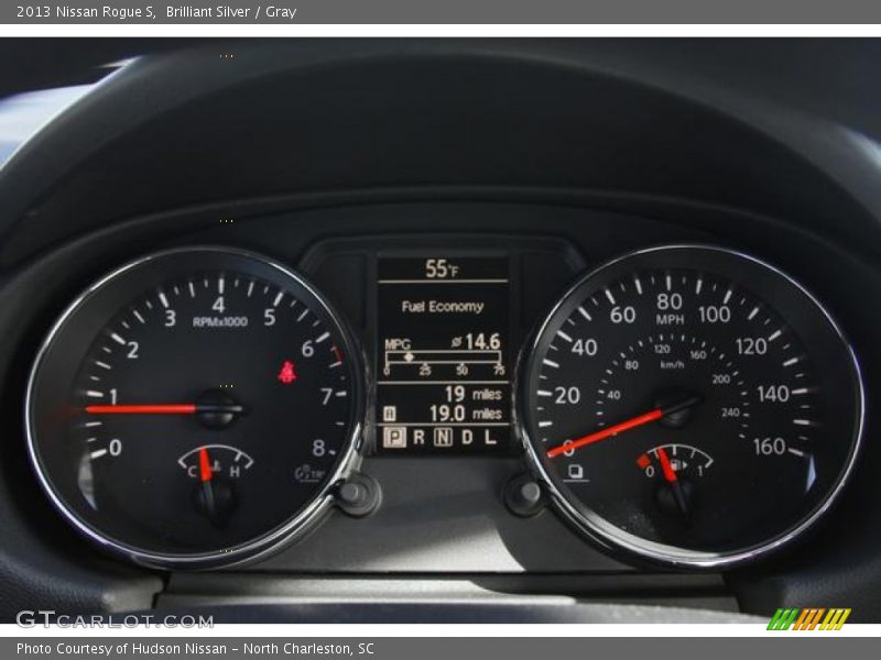 Brilliant Silver / Gray 2013 Nissan Rogue S