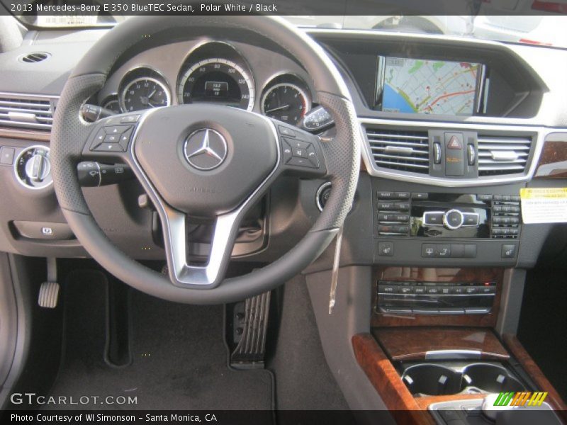 Polar White / Black 2013 Mercedes-Benz E 350 BlueTEC Sedan