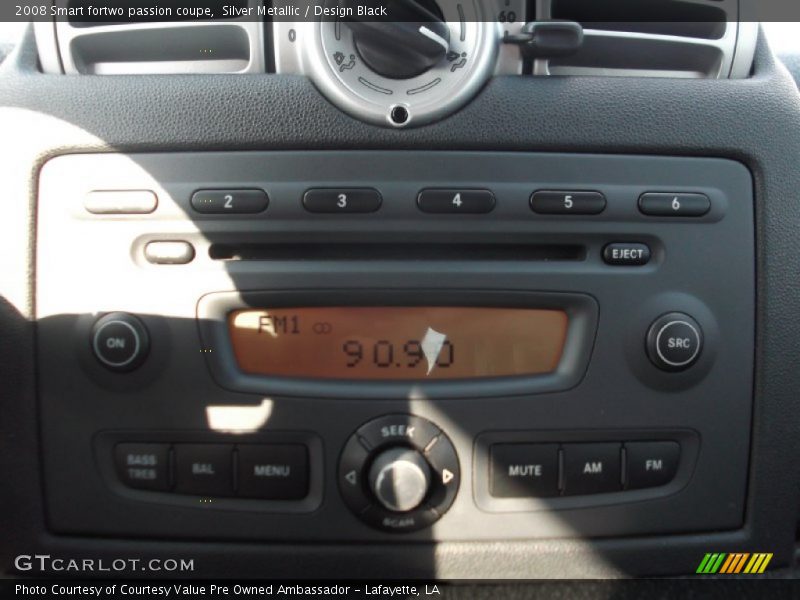 Silver Metallic / Design Black 2008 Smart fortwo passion coupe