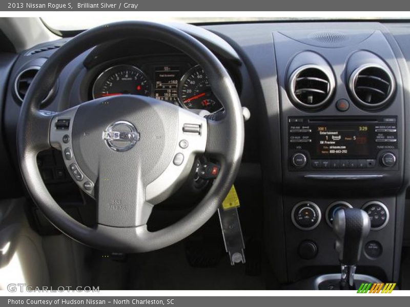 Brilliant Silver / Gray 2013 Nissan Rogue S