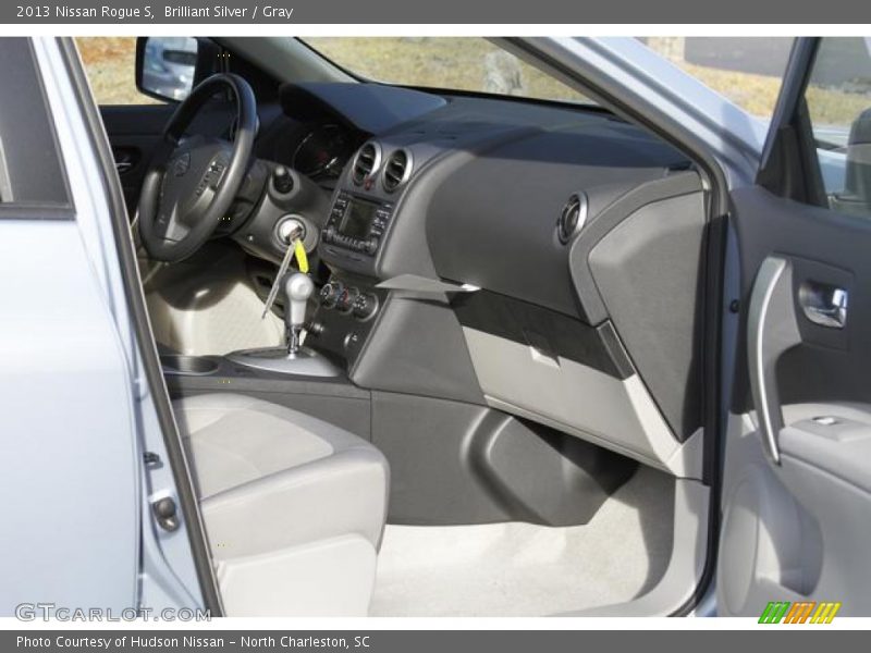 Brilliant Silver / Gray 2013 Nissan Rogue S
