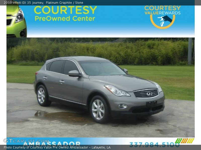 Platinum Graphite / Stone 2010 Infiniti EX 35 Journey
