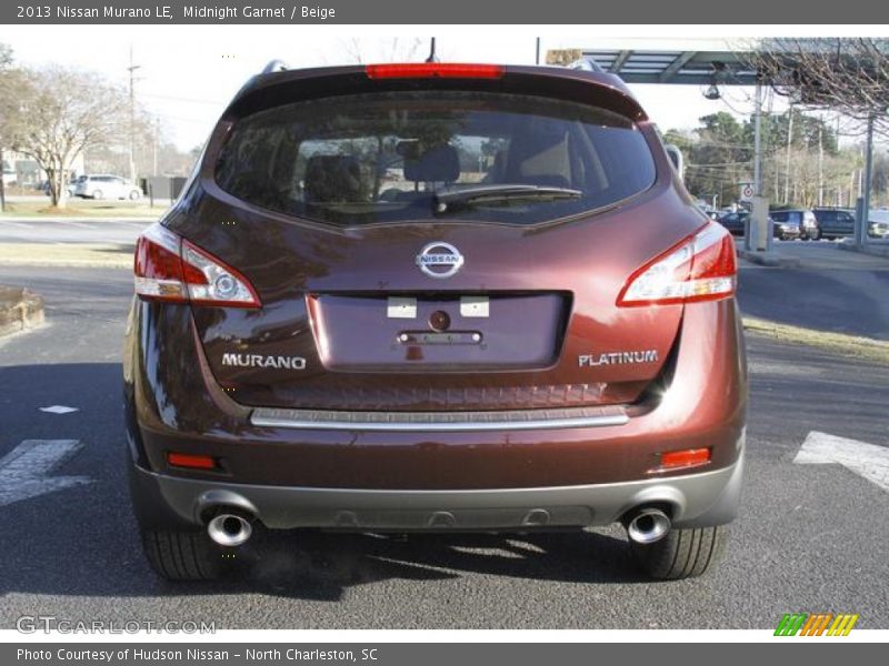 Midnight Garnet / Beige 2013 Nissan Murano LE
