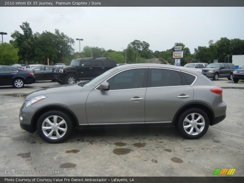 Platinum Graphite / Stone 2010 Infiniti EX 35 Journey