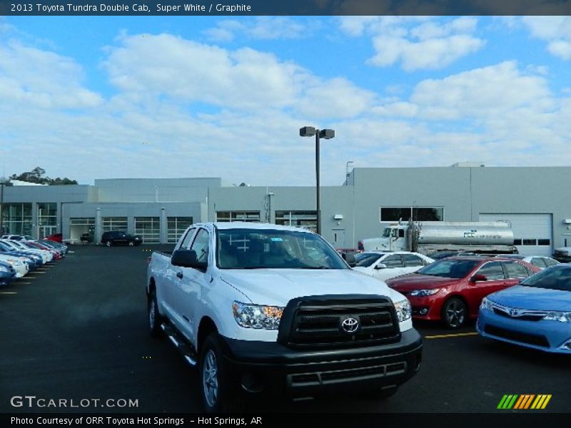 Super White / Graphite 2013 Toyota Tundra Double Cab