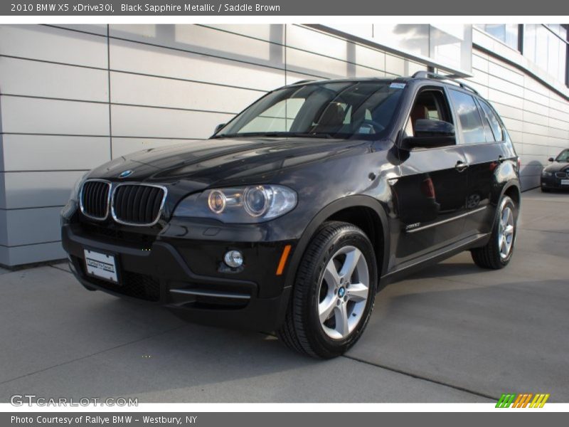 Black Sapphire Metallic / Saddle Brown 2010 BMW X5 xDrive30i
