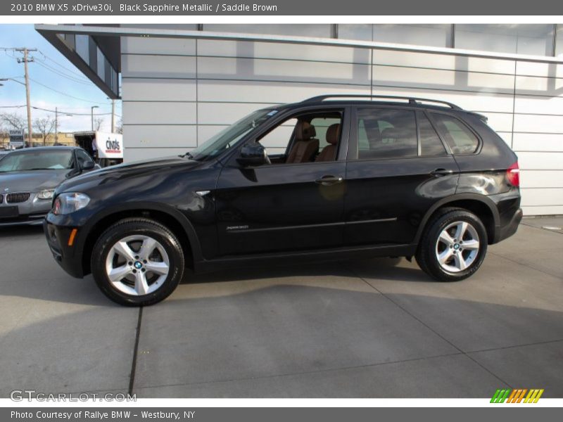 Black Sapphire Metallic / Saddle Brown 2010 BMW X5 xDrive30i