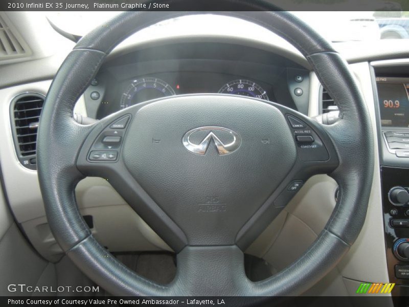 Platinum Graphite / Stone 2010 Infiniti EX 35 Journey