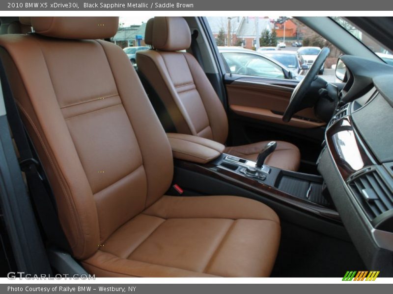 Black Sapphire Metallic / Saddle Brown 2010 BMW X5 xDrive30i