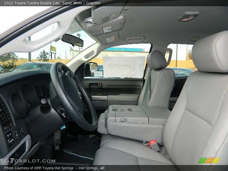 Super White / Graphite 2013 Toyota Tundra Double Cab
