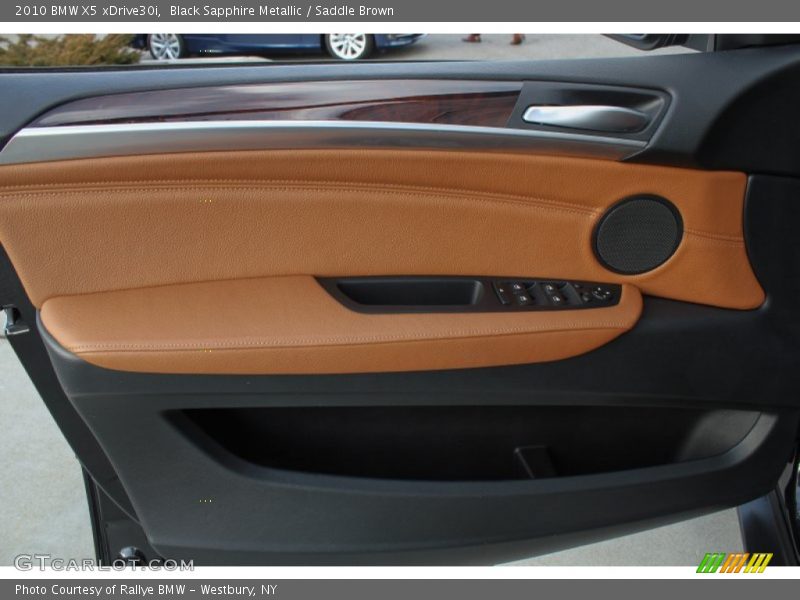 Black Sapphire Metallic / Saddle Brown 2010 BMW X5 xDrive30i