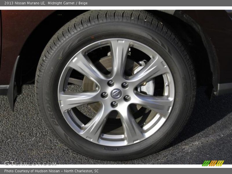 Midnight Garnet / Beige 2013 Nissan Murano LE