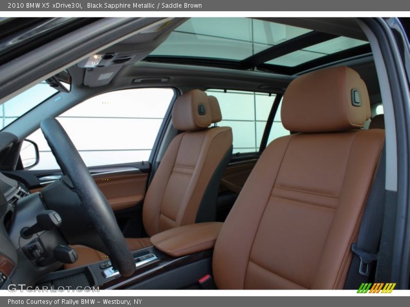 Black Sapphire Metallic / Saddle Brown 2010 BMW X5 xDrive30i