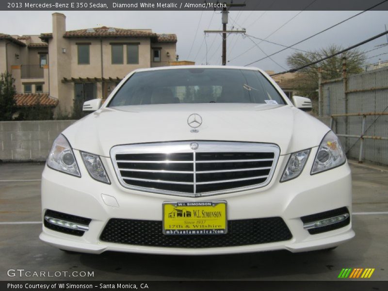 Diamond White Metallic / Almond/Mocha 2013 Mercedes-Benz E 350 Sedan