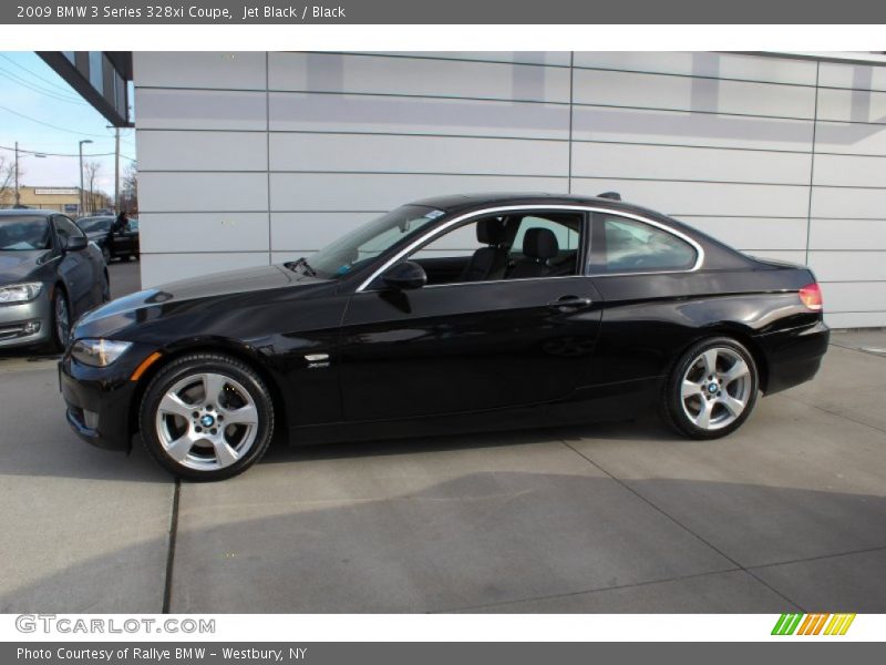 Jet Black / Black 2009 BMW 3 Series 328xi Coupe