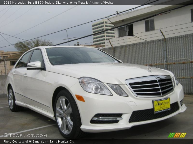 Diamond White Metallic / Almond/Mocha 2013 Mercedes-Benz E 350 Sedan