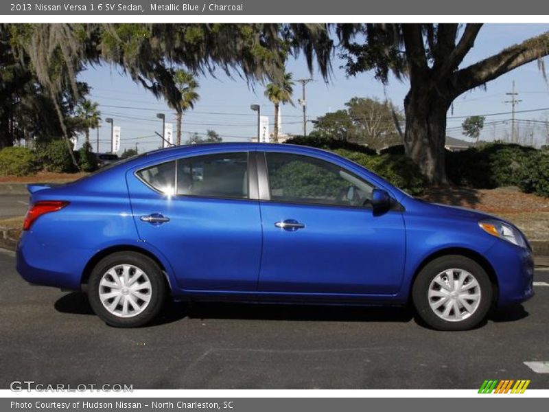 Metallic Blue / Charcoal 2013 Nissan Versa 1.6 SV Sedan