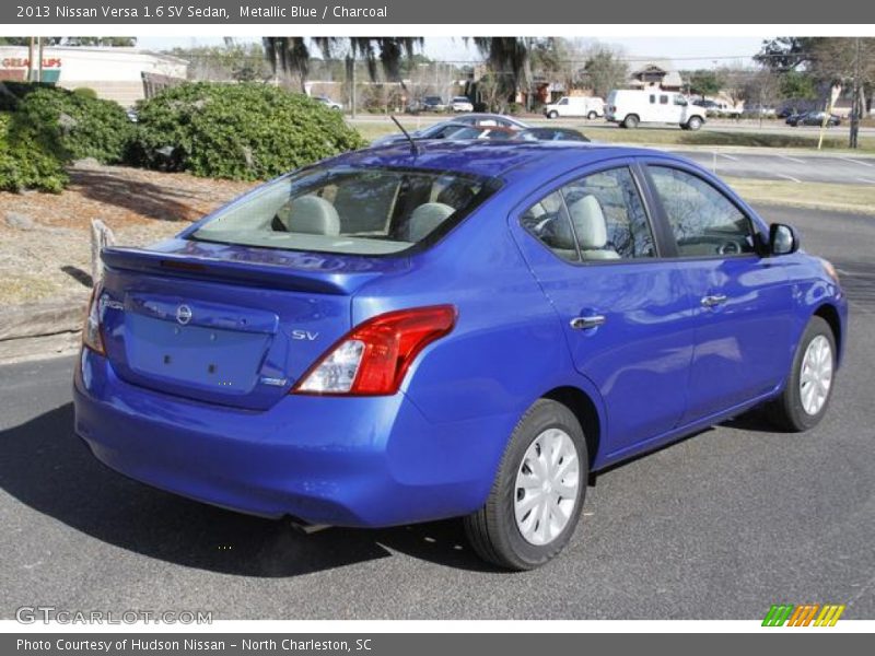 Metallic Blue / Charcoal 2013 Nissan Versa 1.6 SV Sedan