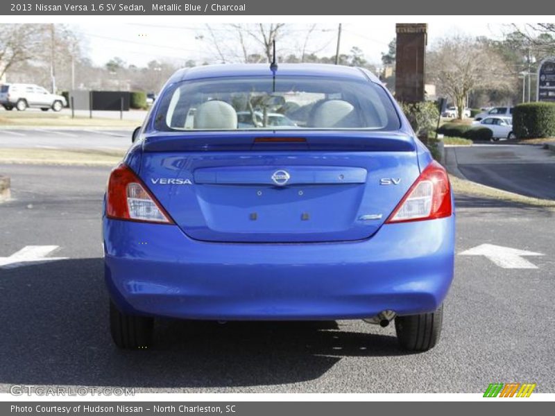 Metallic Blue / Charcoal 2013 Nissan Versa 1.6 SV Sedan