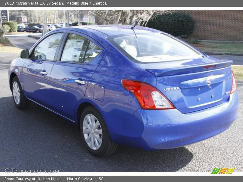 Metallic Blue / Charcoal 2013 Nissan Versa 1.6 SV Sedan