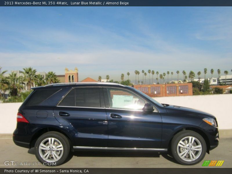 Lunar Blue Metallic / Almond Beige 2013 Mercedes-Benz ML 350 4Matic