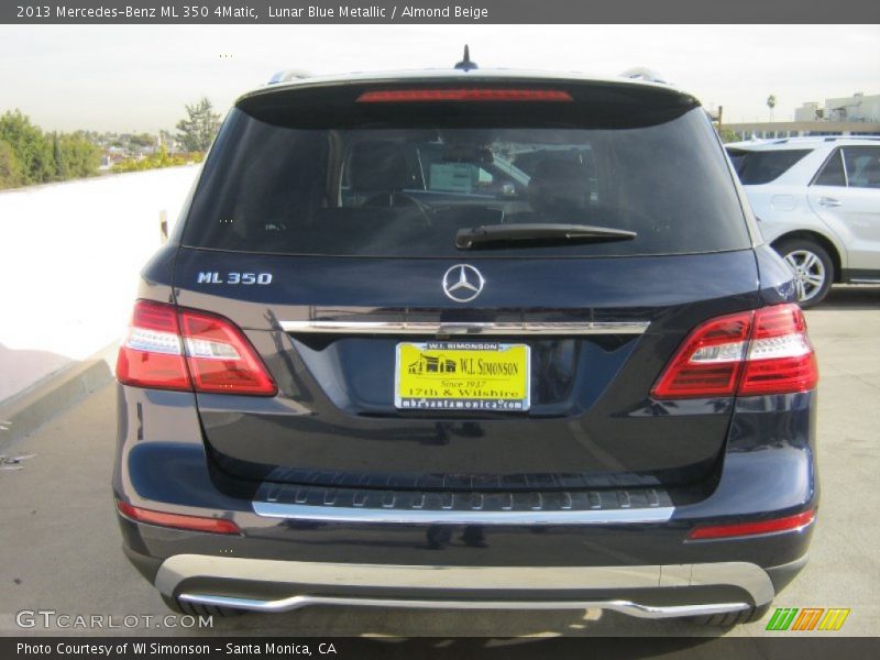 Lunar Blue Metallic / Almond Beige 2013 Mercedes-Benz ML 350 4Matic