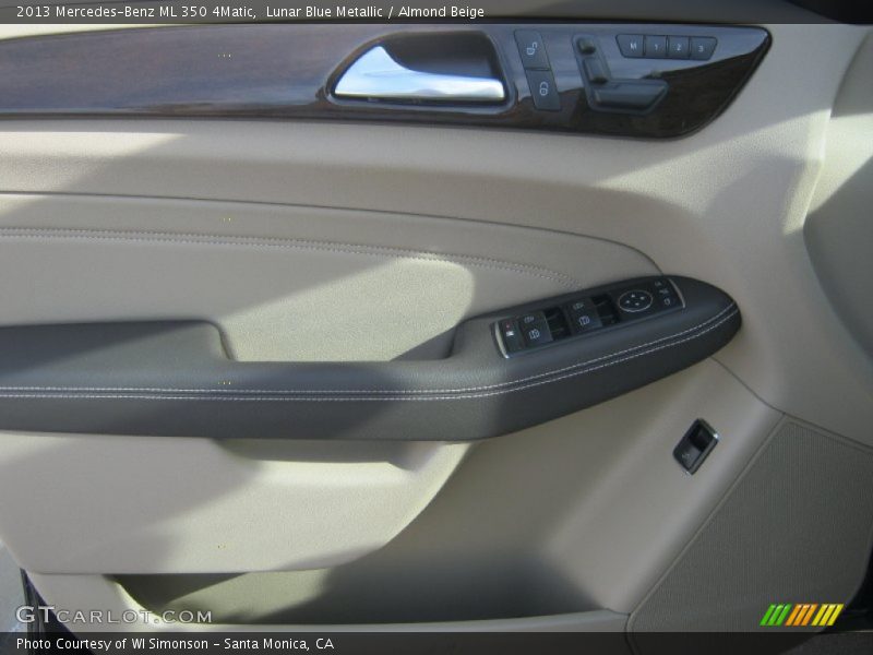 Lunar Blue Metallic / Almond Beige 2013 Mercedes-Benz ML 350 4Matic