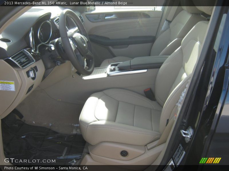 Lunar Blue Metallic / Almond Beige 2013 Mercedes-Benz ML 350 4Matic