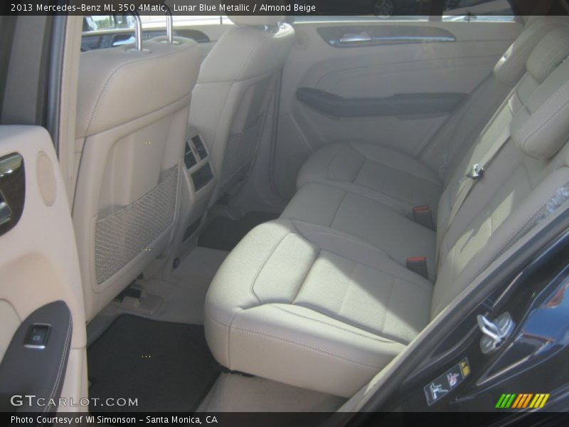 Lunar Blue Metallic / Almond Beige 2013 Mercedes-Benz ML 350 4Matic