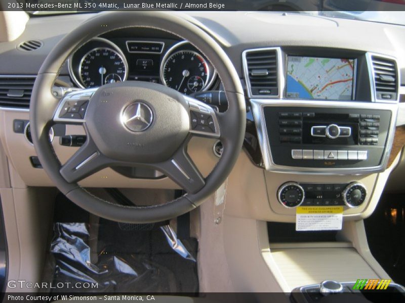 Lunar Blue Metallic / Almond Beige 2013 Mercedes-Benz ML 350 4Matic