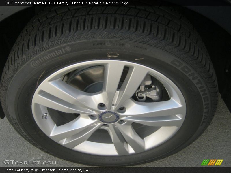 Lunar Blue Metallic / Almond Beige 2013 Mercedes-Benz ML 350 4Matic