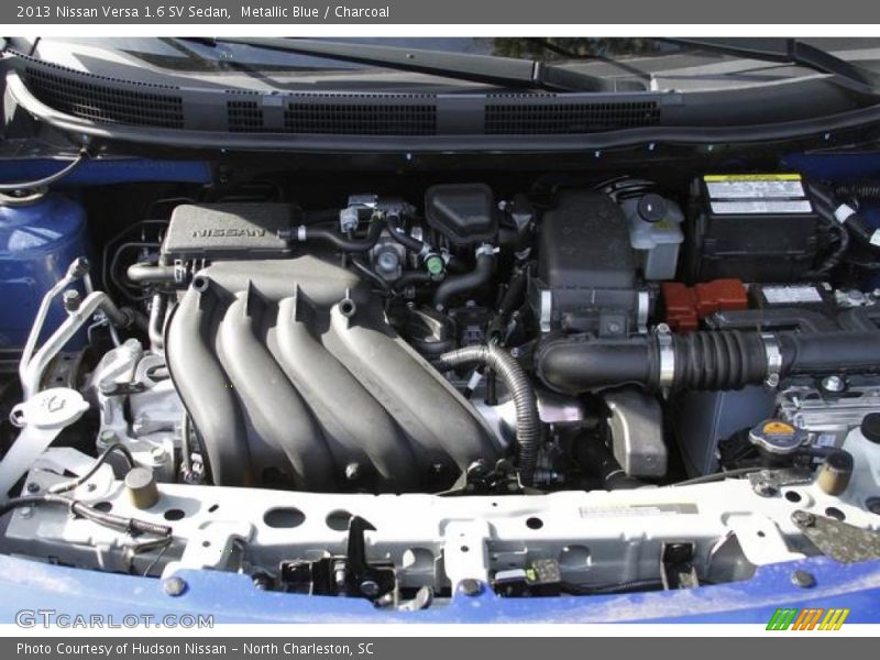 Metallic Blue / Charcoal 2013 Nissan Versa 1.6 SV Sedan