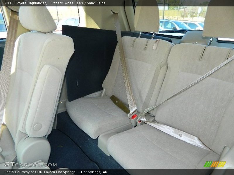 Blizzard White Pearl / Sand Beige 2013 Toyota Highlander