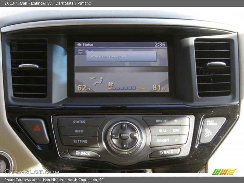 Dark Slate / Almond 2013 Nissan Pathfinder SV