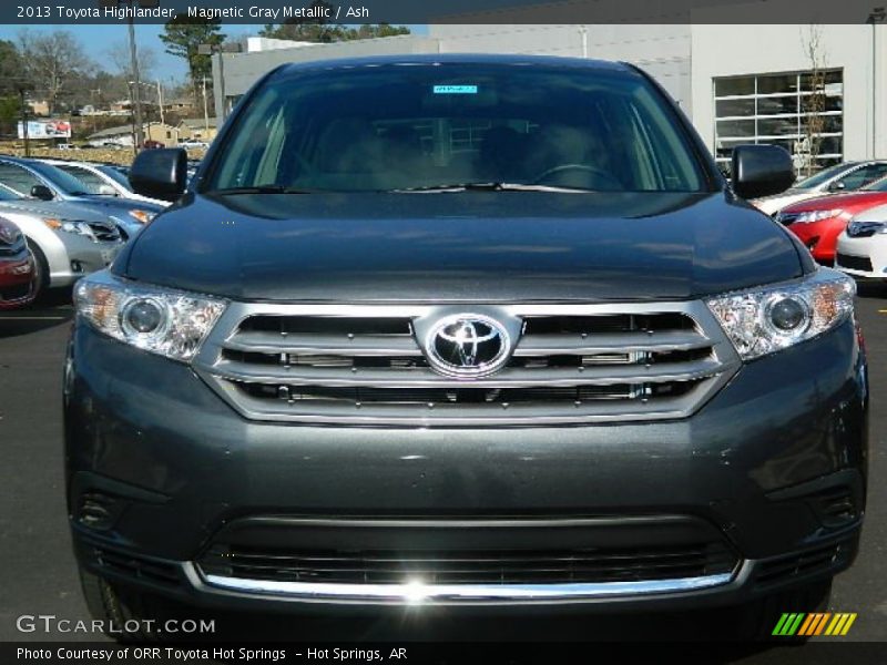 Magnetic Gray Metallic / Ash 2013 Toyota Highlander