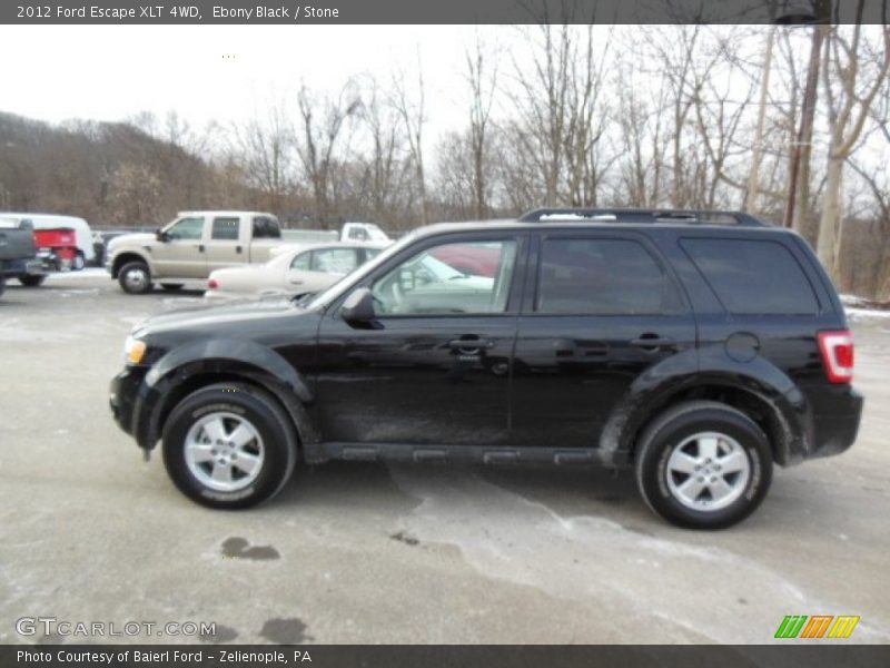 Ebony Black / Stone 2012 Ford Escape XLT 4WD