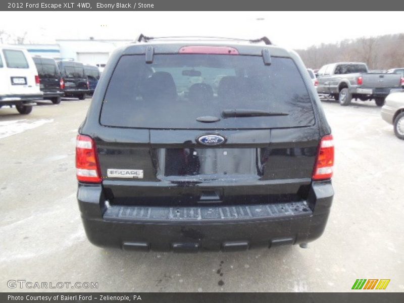 Ebony Black / Stone 2012 Ford Escape XLT 4WD
