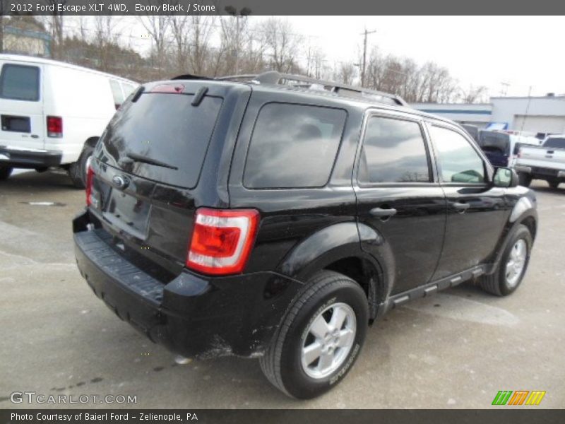Ebony Black / Stone 2012 Ford Escape XLT 4WD