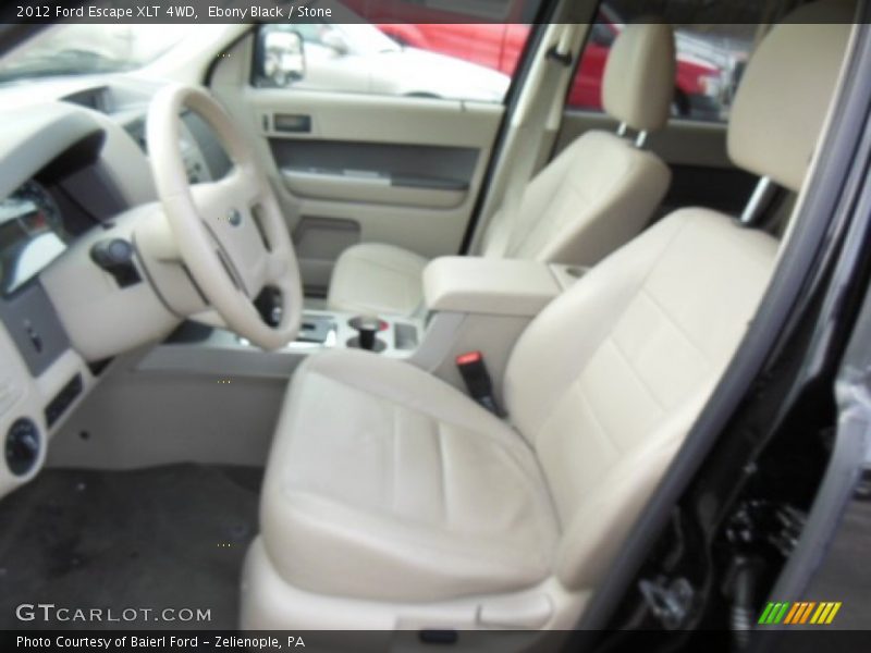 Ebony Black / Stone 2012 Ford Escape XLT 4WD