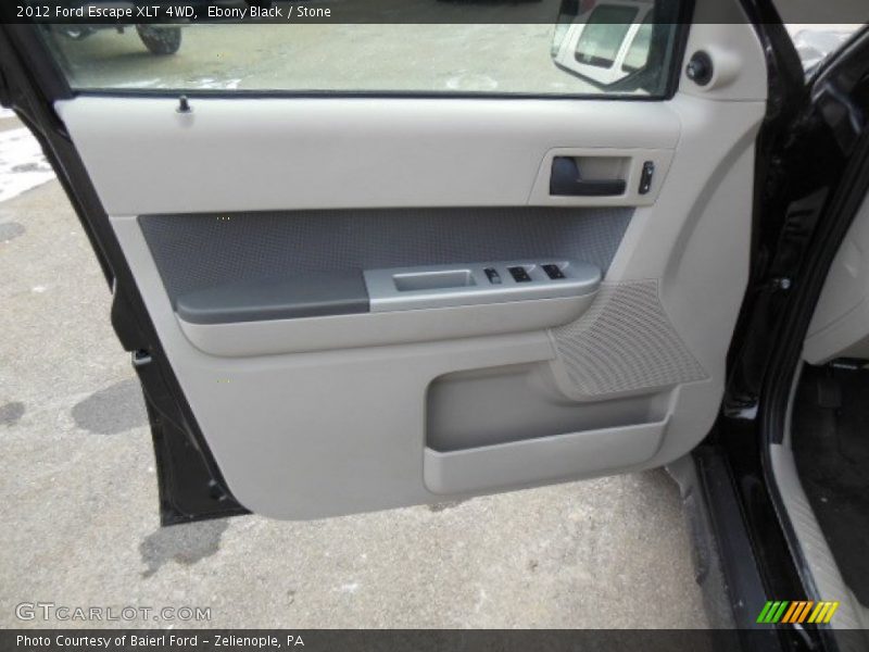 Ebony Black / Stone 2012 Ford Escape XLT 4WD