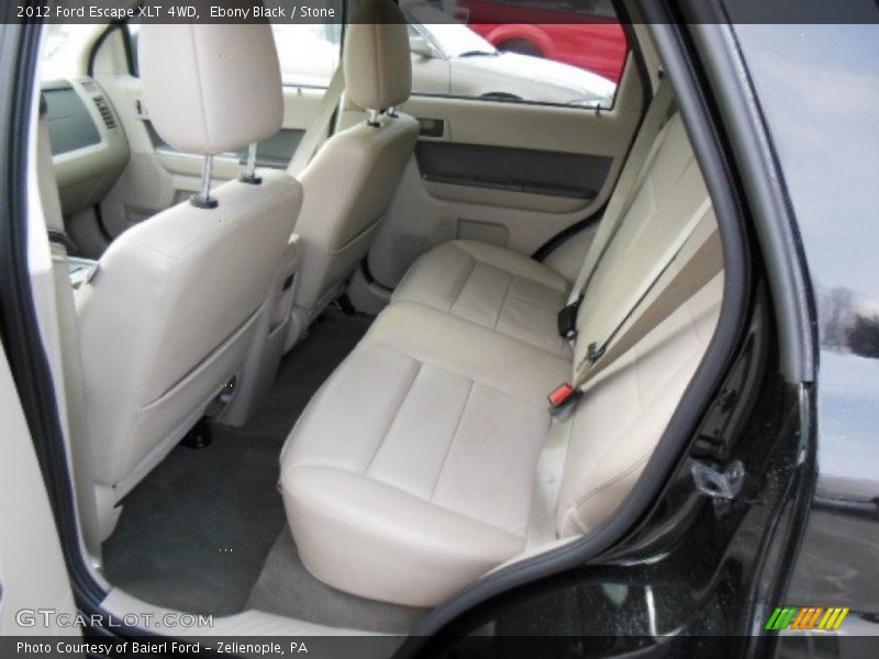 Ebony Black / Stone 2012 Ford Escape XLT 4WD