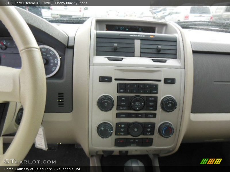 Ebony Black / Stone 2012 Ford Escape XLT 4WD