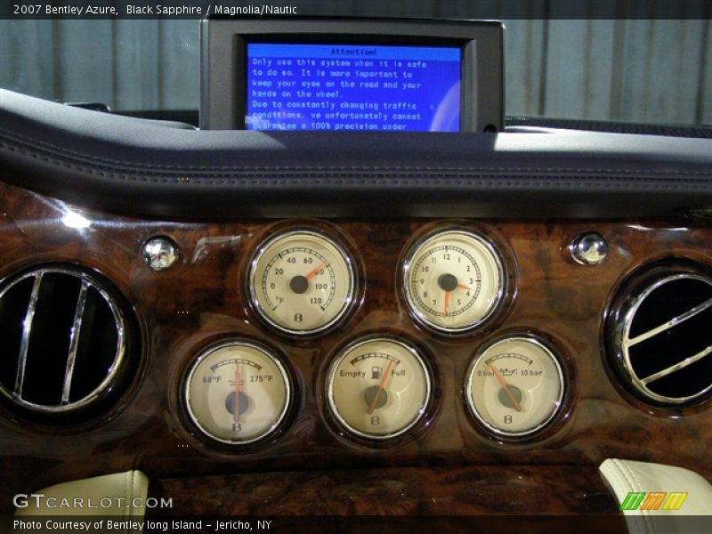 Black Sapphire / Magnolia/Nautic 2007 Bentley Azure