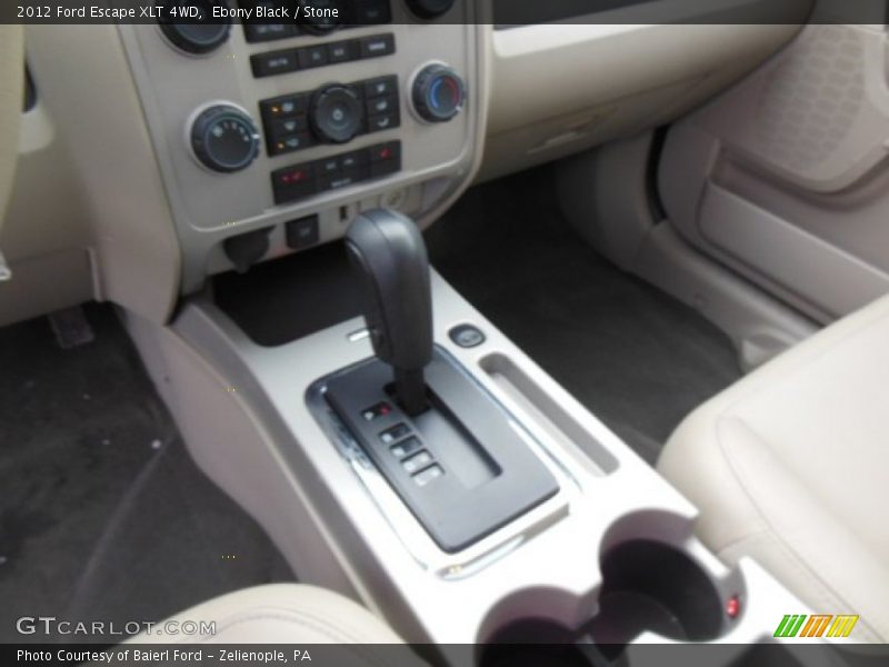 Ebony Black / Stone 2012 Ford Escape XLT 4WD