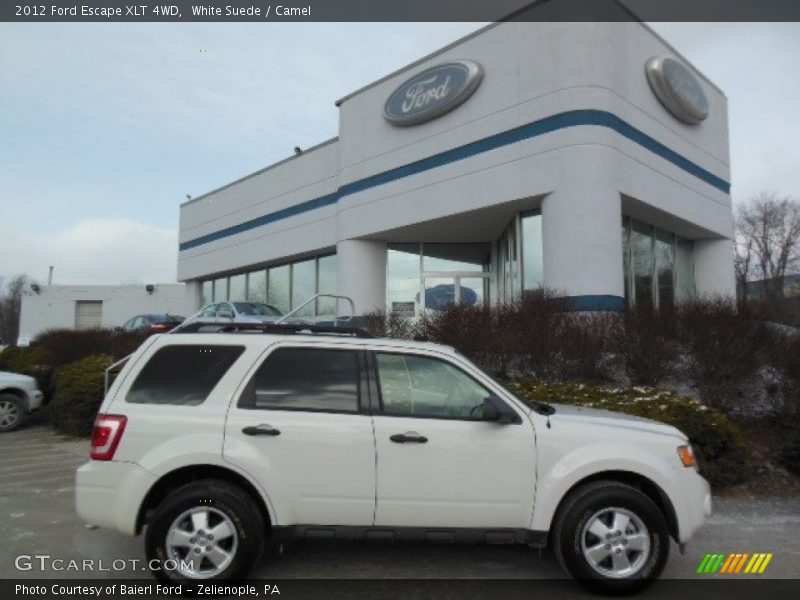 White Suede / Camel 2012 Ford Escape XLT 4WD