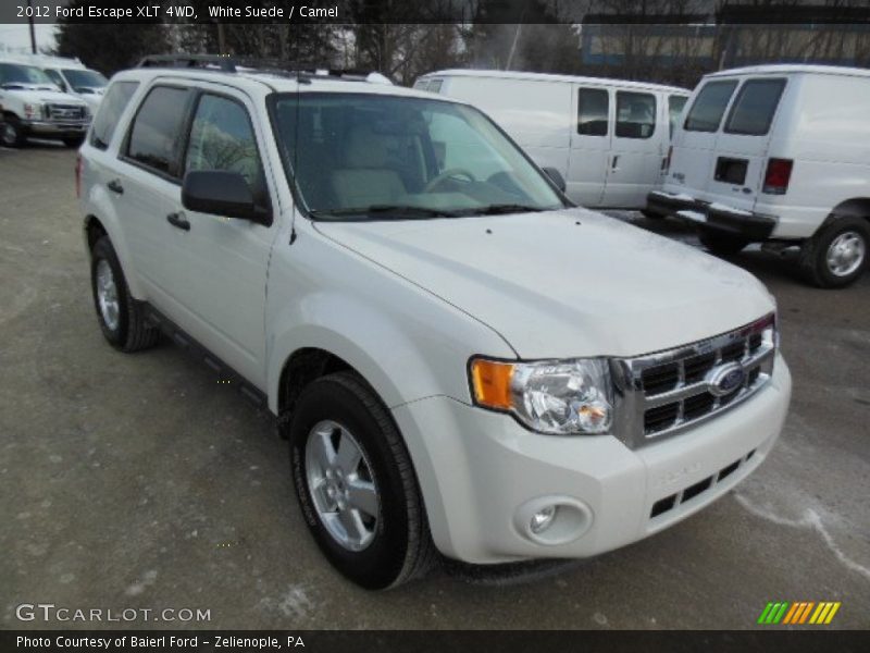 White Suede / Camel 2012 Ford Escape XLT 4WD